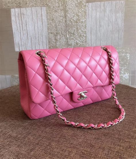 chanel double flap pink|authentic Chanel double flap bag.